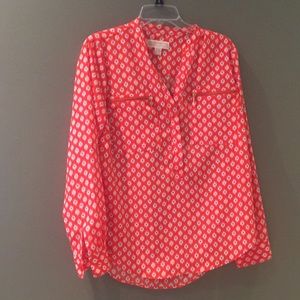 Michael Kors Silk Ikat Blouse